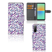 Sony Xperia 10 IV Telefoon Hoesje Feathers Color - thumbnail