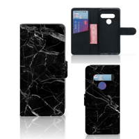 LG G8s Thinq Bookcase Marmer Zwart - Origineel Cadeau Vader