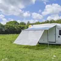 Verticale luifel voor alle soorten luifels met 9 mm bies afmeting van 380 x 200 cm