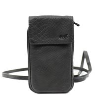 Bear Design Phone Bag Ahana Telefoontasje Python Zwart