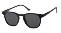 Kost zonnebril Wayfarer unisex grijs/zwart (20 206)