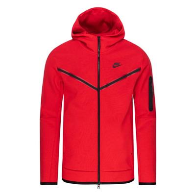 Nike Hoodie NSW Tech Fleece - Rood/Zwart Nike Hoodie NSW Tech Fleece - Rood/Zwart