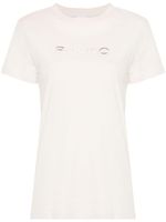 PINKO t-shirt en coton à logo brodé - Tons neutres