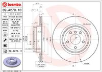 Remschijf BREMBO, Remschijftype: Binnen geventileerd, u.a. für BMW