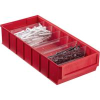 Allit ProfiPlus ShelfBox 400B Opbergdoos Rechthoekig Polypropyleen (PP) Rood - thumbnail