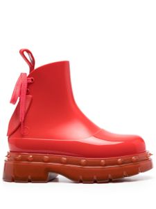 Melissa x Undercover bottines à lacets - Rouge