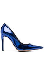 Alexandre Vauthier escarpins en cuir verni à talon aiguille - Bleu - thumbnail