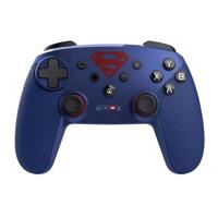 GXTrust 542SM Muta Draadloze Controller Nintendo Switch & PC Licentie Superman, Bluetooth / 2.4GHz / USB, Oplaadbare Accu, Wireless Gamepad Console iOS Android Switch OLED/Lite Windows, Blauw