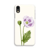 Purple poppy: iPhone XR Volledig Geprint Hoesje