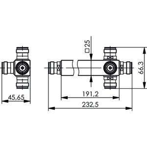 Telegärtner J01447A0003 J01447A0003 N power splitter 1 stuk(s)