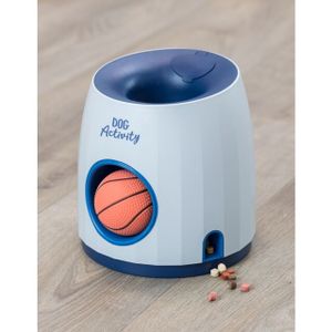 TRIXIE DOG ACTIVITY STRATEGIESPEL BALL&TREAT WIT / BLAUW 17X17X18 CM