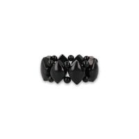 Edelsteen Armband Onyx met Ruitenvorm - thumbnail