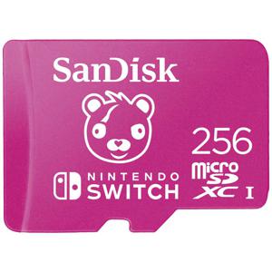 SanDisk microSDXC Extr 256GB (A1/V30/U3/C10/R100/W90) Fortnite, Cuddle Team Leader microSDXC-kaart 256 GB A1 Application Performance Class, v30 Video Speed