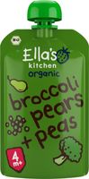 Broccoli pears and peas 4+ maanden bio - thumbnail