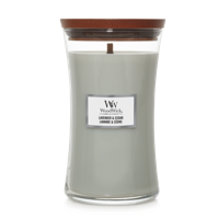 WoodWick Lavender & cedar large candle