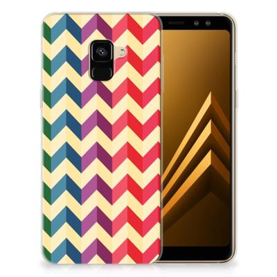 Samsung Galaxy A8 Plus (2018) TPU bumper Zigzag Multi Color Samsung Galaxy A8 Plus (2018) TPU bumper Zigzag Multi Color