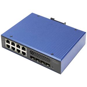 Digitus DN-651160 netwerk-switch Managed L2/L3 Gigabit Ethernet (10/100/1000) Zwart, Blauw