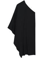 ANINE BING robe asymétrique à imprimé chaîne - Noir