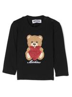 Moschino Kids sweat à motif Teddy Bear - Noir