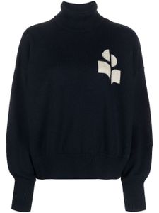 MARANT ÉTOILE pull Nash à logo en intarsia - Bleu