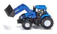 Siku New Holland tractor met voorlader blauw (1355)
