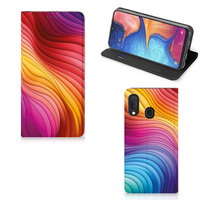 Stand Case voor Samsung Galaxy A20e Regenboog