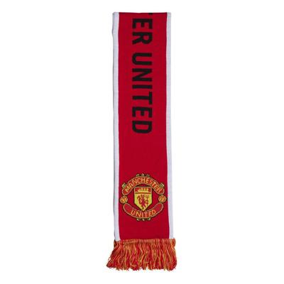 Manchester United Sjaal - Rood/Zwart/Wit