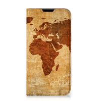 Apple iPhone 14 Plus Book Cover Wereldkaart - thumbnail