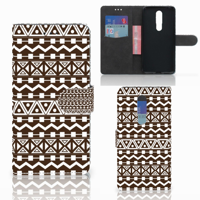 Nokia 3.1 Plus Telefoon Hoesje Aztec Brown