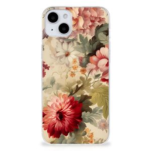 TPU Case voor iPhone 15 Bloemen