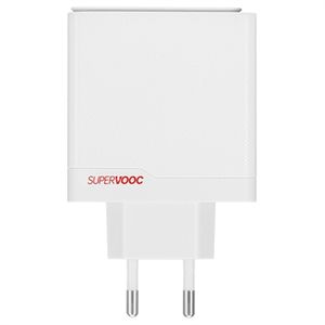 OnePlus SuperVOOC Dubbele Poorten Lichtnetadapter 5461100370 - 100W - Wit