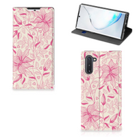 Samsung Galaxy Note 10 Smart Cover Pink Flowers