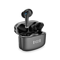 KSIX Noise Cancel 3 Draadloze Bluetooth-hoofdtelefoon met actieve ruisonderdrukking, ANC + ENC, HD-oproepen, transparantie-modus, led-paneel, True Wireless Stereo, spraakassistent, 18 uur looptijd