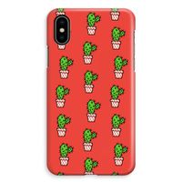 Mini cactus: iPhone XS Max Volledig Geprint Hoesje - thumbnail