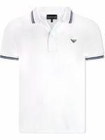 Emporio Armani Kids polo à logo imprimé - Blanc - thumbnail