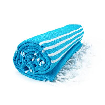 Hamamdoek Sultan - 100 x 180 cm - Turquoise/Wit