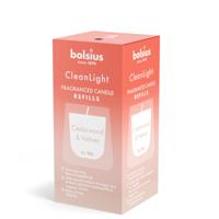 Bolsius Clean Light Geurnavulling 20u Cedarwood & Vetiver Doosje A 2 Stuks