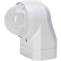 Kopp Infracontrol 824617011 Bewegingsmelder, 240 graden, bereik van 12 m, infrarood bewegingsmelder, opbouw voor buiten en binnen, IP54, wit