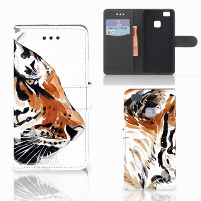 Hoesje Huawei P9 Lite Watercolor Tiger