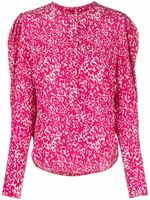 ISABEL MARANT blouse en soie à fleurs - Rose - thumbnail