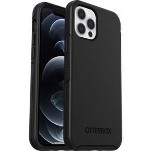 Otterbox Symmetry Backcover Apple iPhone 12, iPhone 12 Pro Zwart MagSafe compatible, Stootbestendig