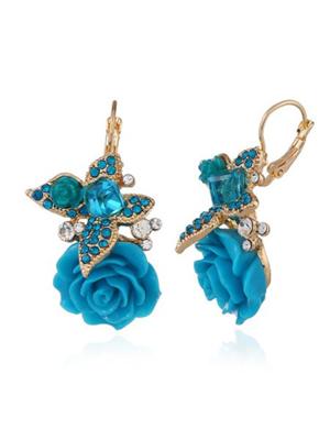 Vintage Hars Roos oorbellen