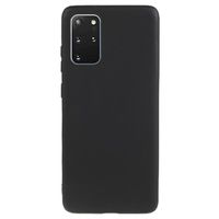 Anti-Vingerafdruk Mat Samsung Galaxy S20+ TPU Hoesje - Zwart - thumbnail