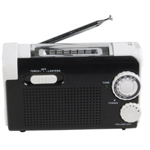 HQ TORCH-EMC-01 radio Draagbaar Analoog Zwart, Wit