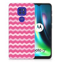 Motorola Moto G9 Play | E7 Plus TPU bumper Waves Pink