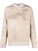 Balmain sweat à logo imprimé - Marron - thumbnail