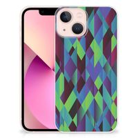 iPhone 13 mini TPU Hoesje Abstract Green Blue