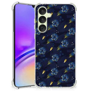 Doorzichtige Silicone Hoesje voor Samsung Galaxy A35 Voetbal