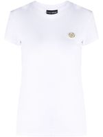 Plein Sport t-shirt en coton à patch logo - Blanc