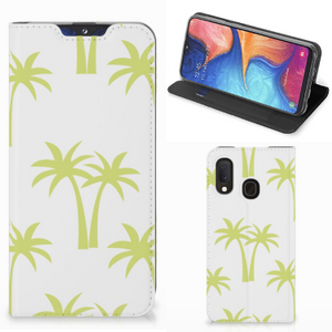 Samsung Galaxy A20e Smart Cover Palmtrees